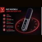 2 in 1 Cordless Hair Straightener Brush Your Store