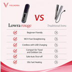 2 in 1 Cordless Hair Straightener Brush Your Store